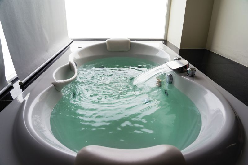Corner Whirlpool Bathtub
